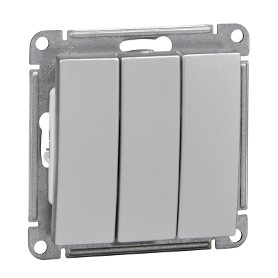 ТРЕХКЛАВИШНЫЙ ВЫКЛ.(СХ.3),МЕХ-М,БЕЛЫЙ WDE000131