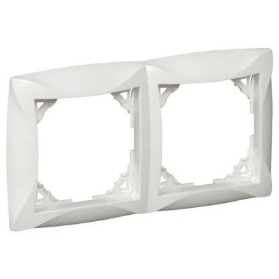 РАМКА, 2 МЕСТА, БЕЛЫЙ WDE000102