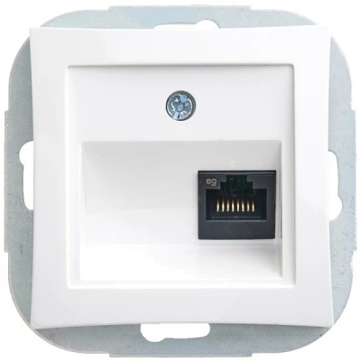 РОЗЕТКА ТЕЛ.МЕХ-М,БЕЛЫЙ WDE000183