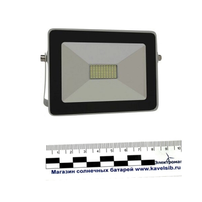 Прожектор с/д PRE LED FL1 30 W BLACK (1/40) IP65 холодный белый
