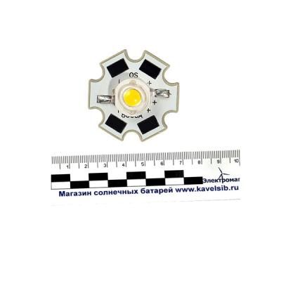 Мощный светодиод OS-Star-5W WHITE 6500K