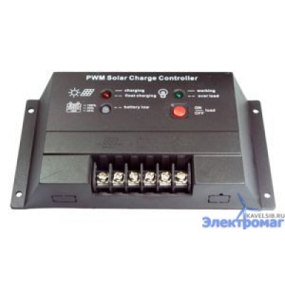 Контроллер для солнечных батарей CM20 20A 12V/24V auto switch