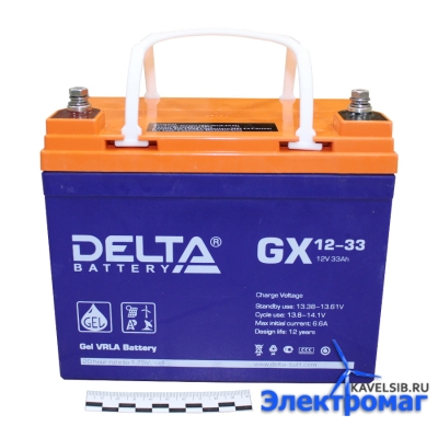 Аккумуляторная батарея GX 12-33 Delta