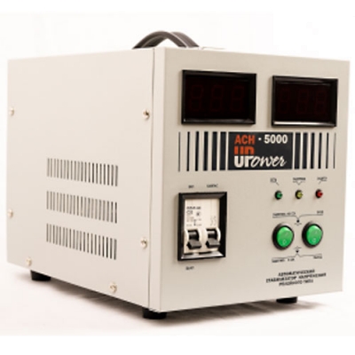 Стабилизатор UPOWER ACH- 5000 с цифровым дисплеем Е0101-0014