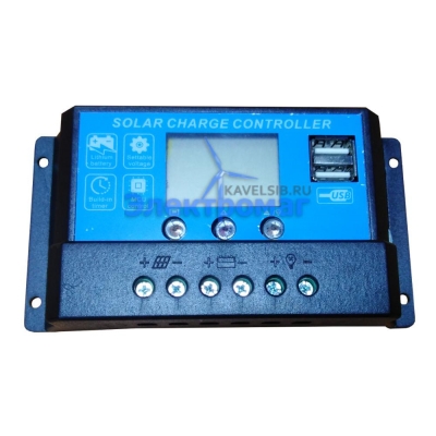 Контроллер для солнечных батарей Juta СM10D 10A 12V/24V