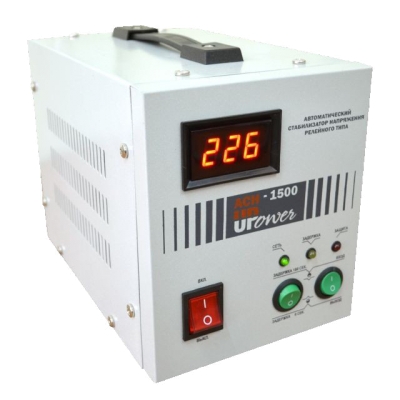 Стабилизатор UPOWER ACH- 500 с цифровым дисплеем Е0101-0009